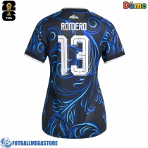 Fotballdrakt Dame Argentina Cristian Romero #13 Bortedrakt VM 2026 Kortermet